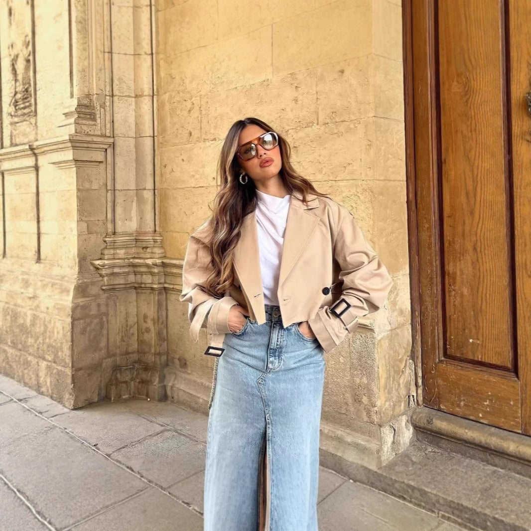 Coat trench coat women&