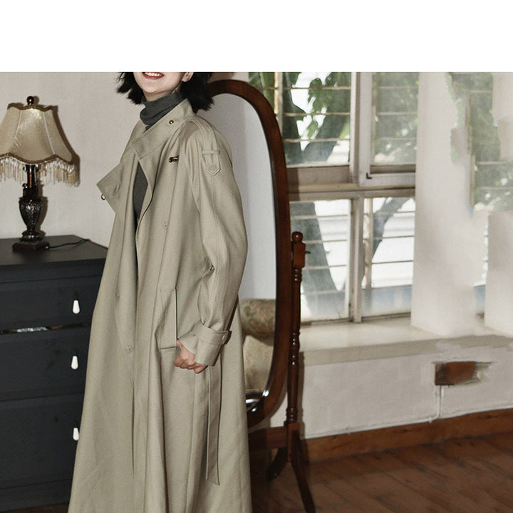Ladies Fashionable Utility Jacket with High Collar