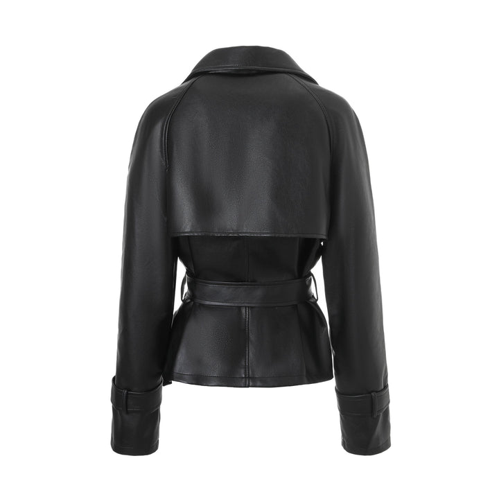 Jacket with Faux leather Women&