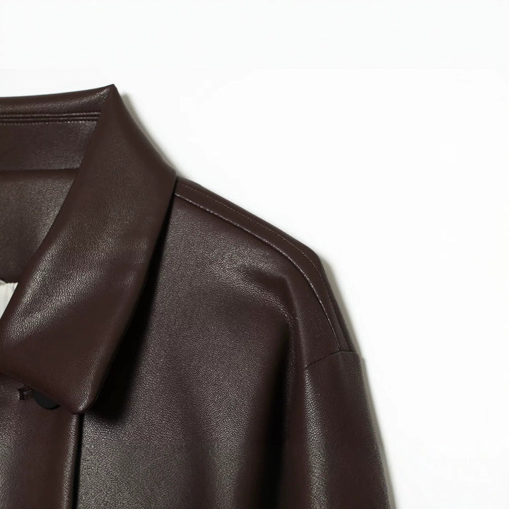Jacket with Faux leather Women&