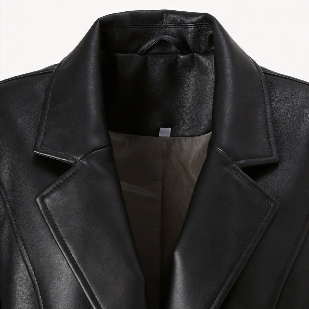 Jacket with Faux leather Women&