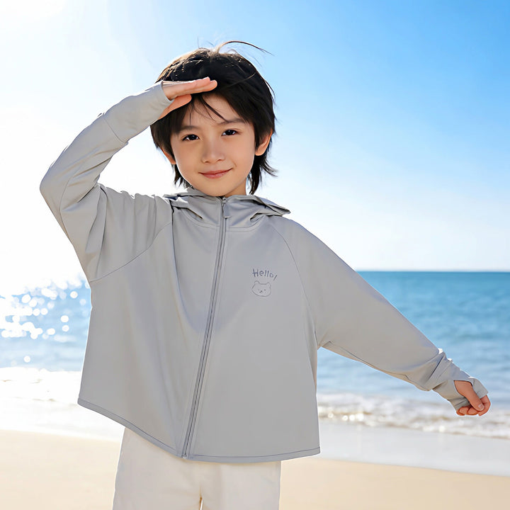Boys UV protection hooded jacket