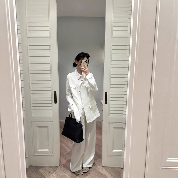 Women Casual Transitional Jacket with Practical Pockets