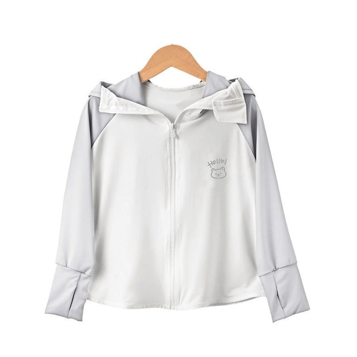 Ladies breathable UV protection jacket with hood