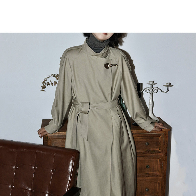 Ladies Fashionable Utility Jacket with High Collar