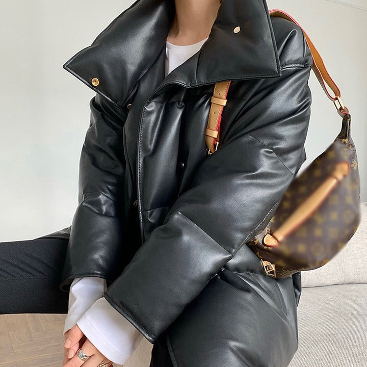 Ladies Fashion Oversized Down Jacket