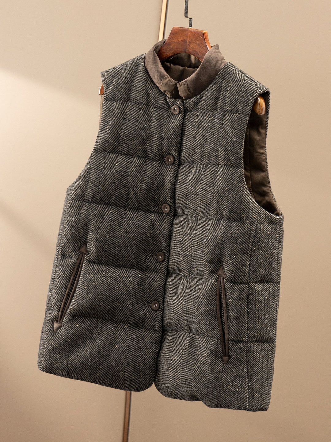 Women Fashionable Padded Vest