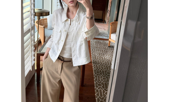 Women Casual and Stylish Linen Jacket