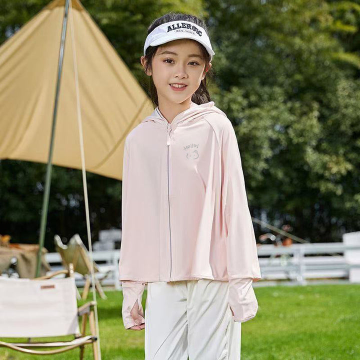 Jacket kids with protection UV breathable lightweight