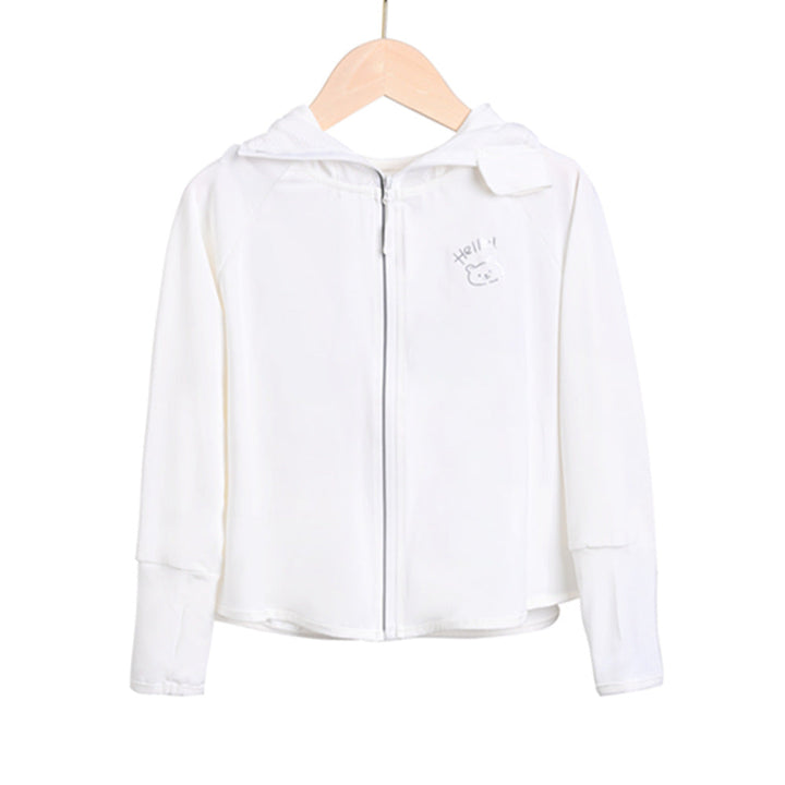 Ladies breathable UV protection jacket with hood
