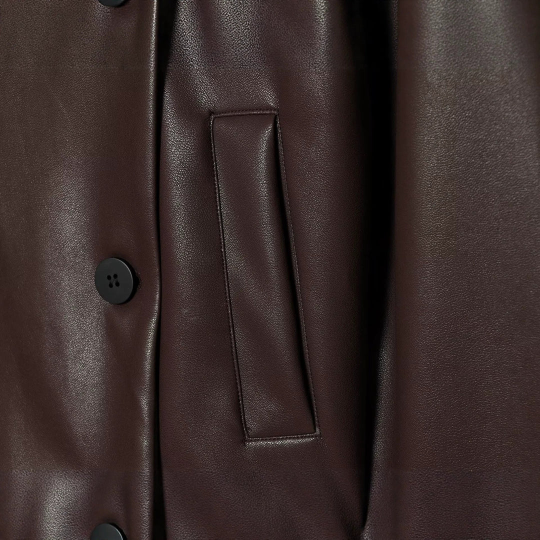 Jacket with Faux leather Women&