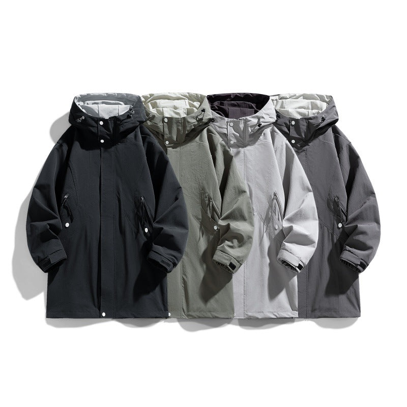Parka unisex water-resistant windproof breathable