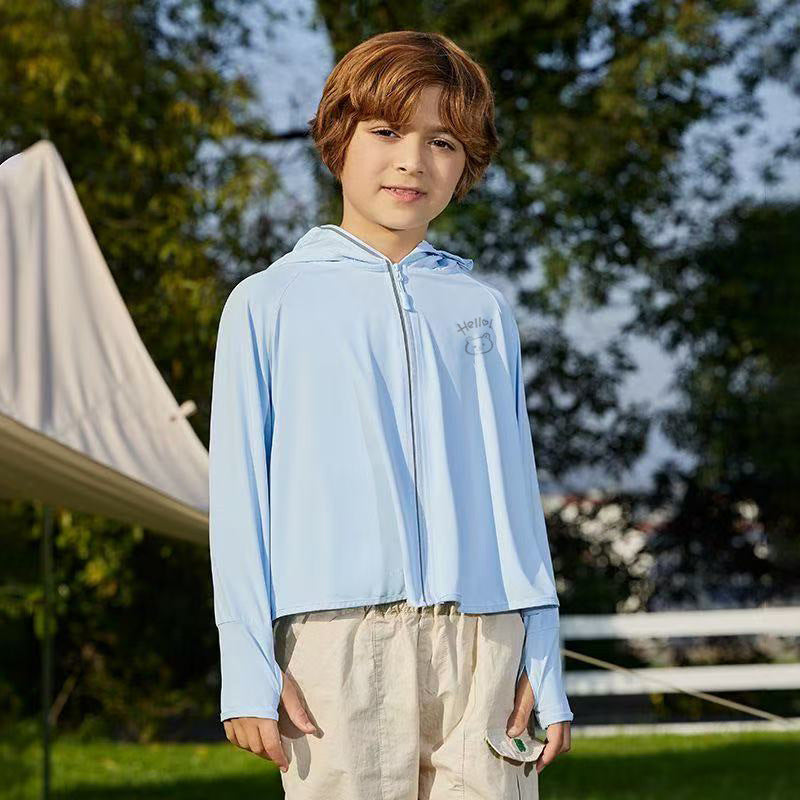 Jacket kids with protection UV breathable lightweight