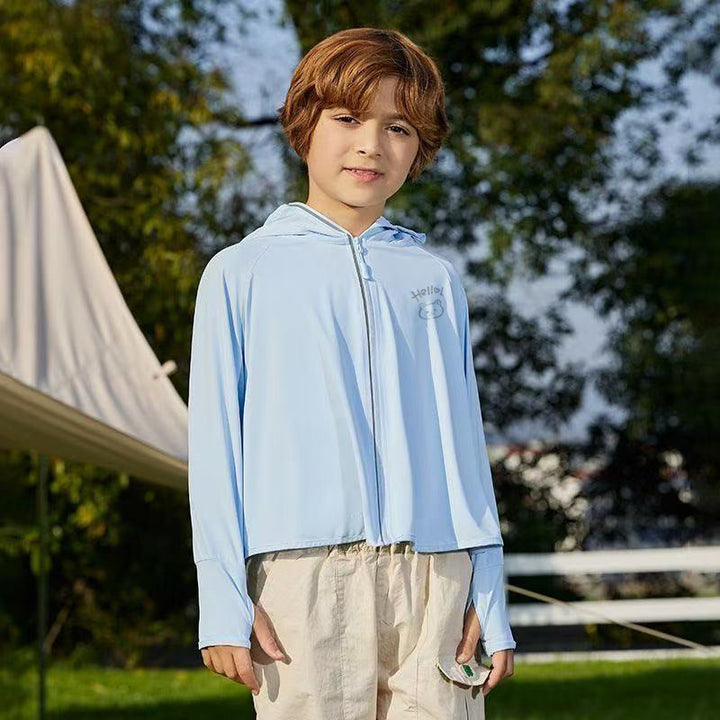 Jacket kids with protection UV breathable lightweight