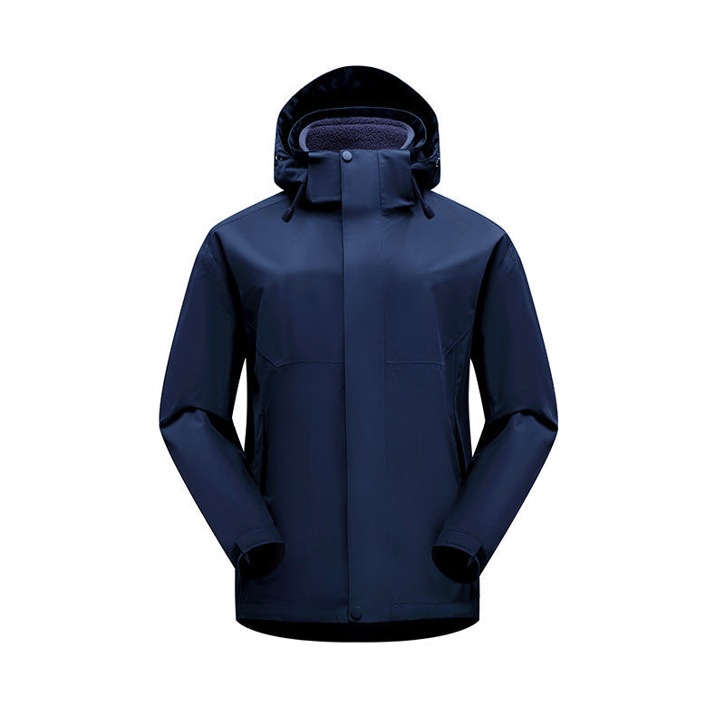 Jacket unisex water-resistant windproof breathable