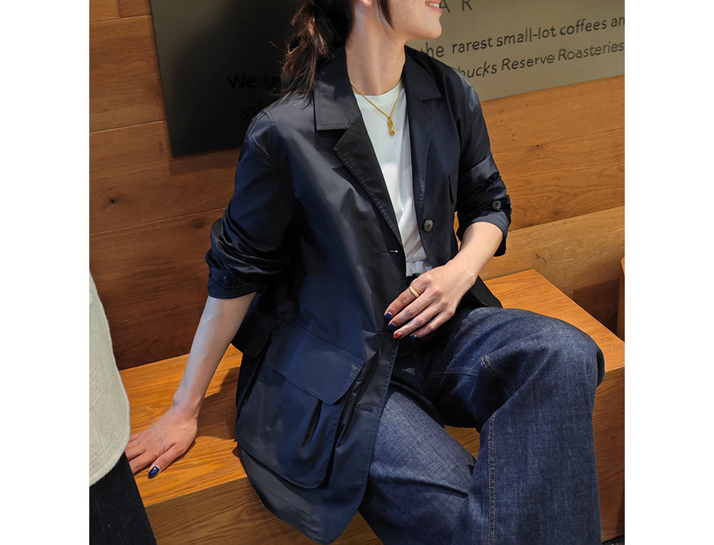 Women Stylish Utility Jacket with Practical Pockets