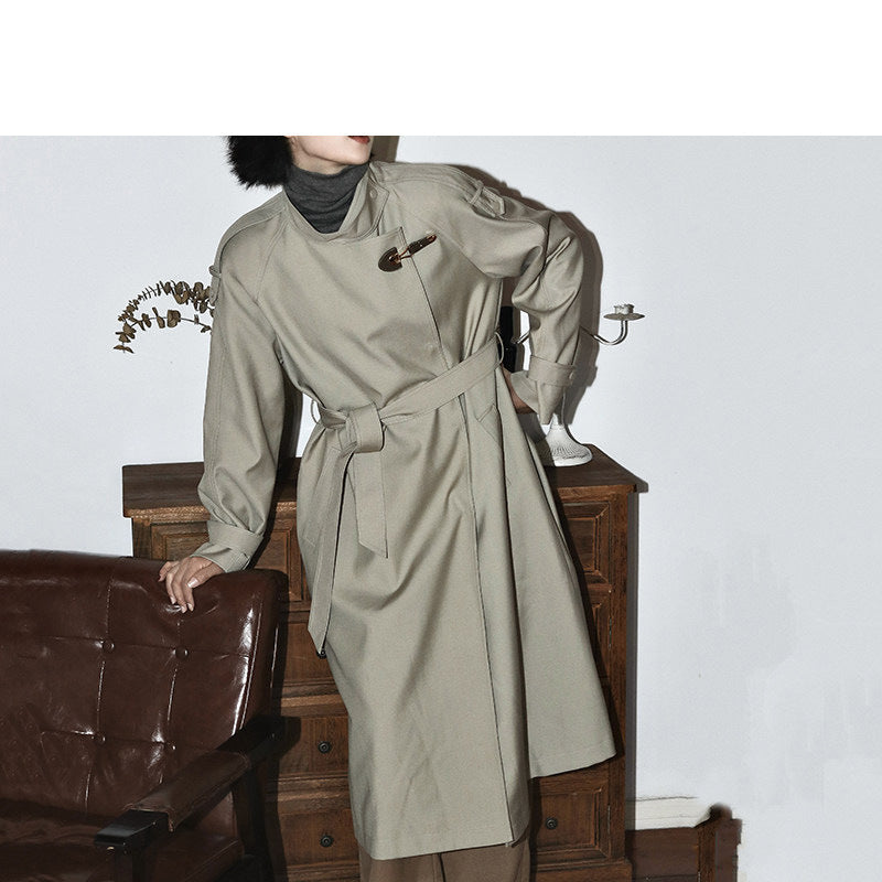 Ladies Fashionable Utility Jacket with High Collar