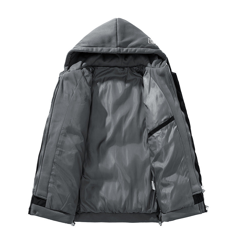 Jacket down unisex water-resistant lightweight quilted