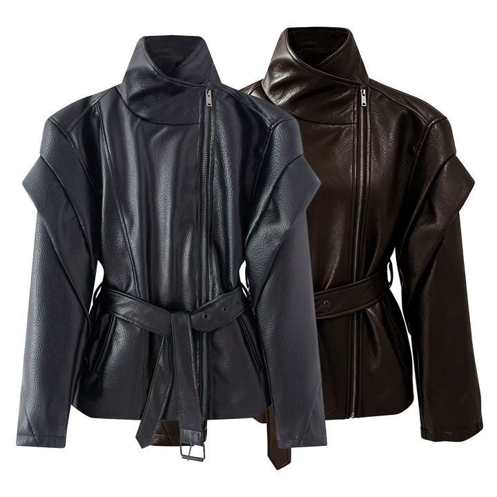 Jacket with Faux leather Women&