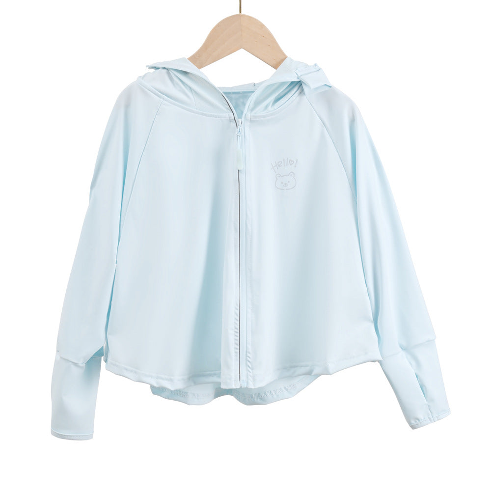 Jacket unisex with protection UV breathable lightweight