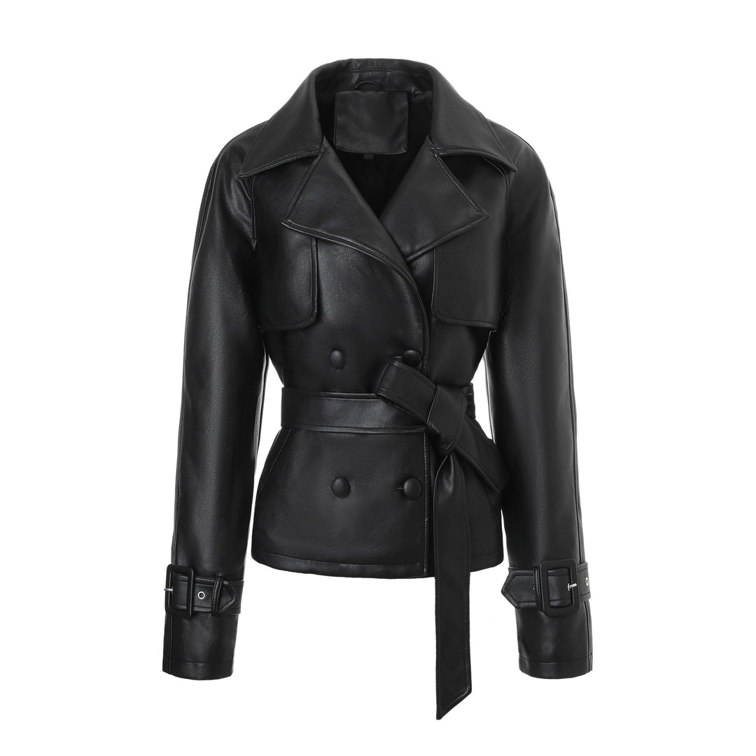 Jacket with Faux leather Women&