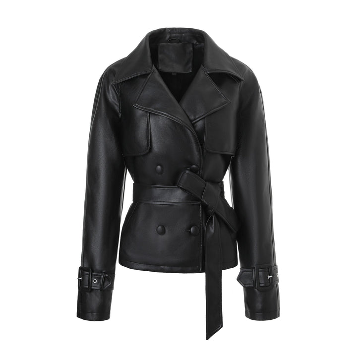 Jacket with Faux leather Women&