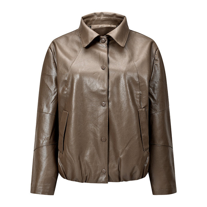 Jacket with Faux leather Women&