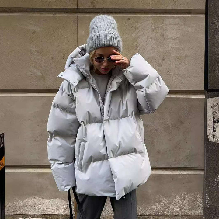 Puffer jacket Brown warm jacket winter comfortable