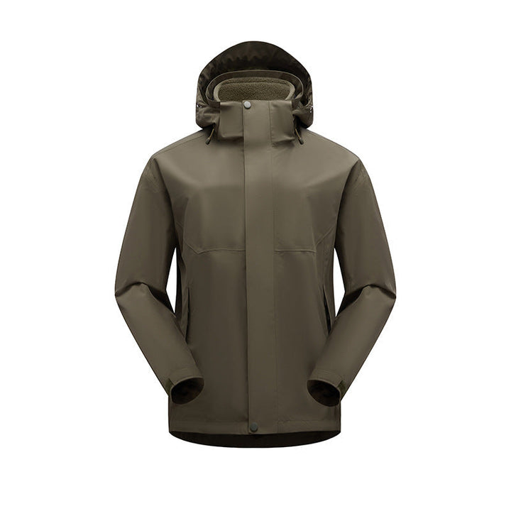 Jacket unisex water-resistant windproof breathable