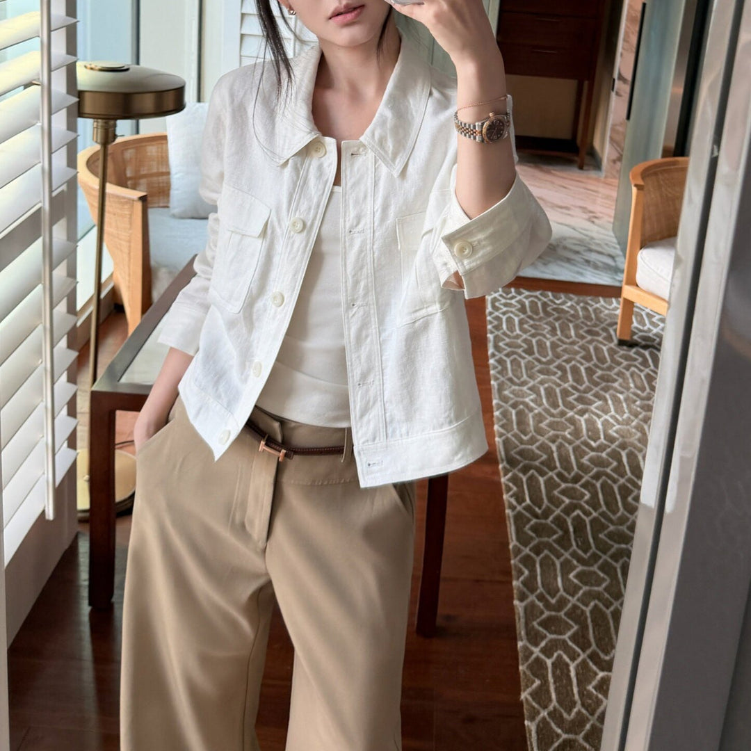 Women Casual and Stylish Linen Jacket