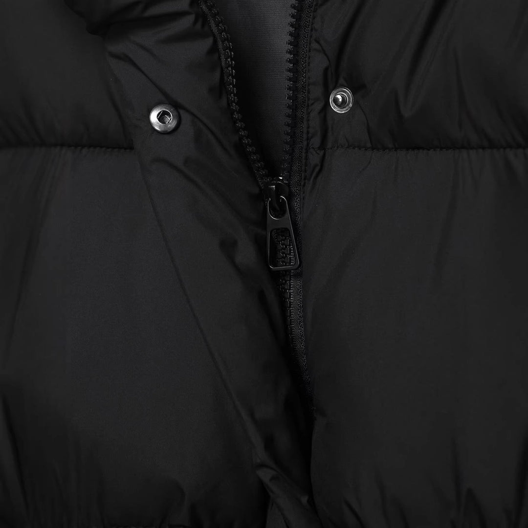 Women Voluminous Oversize Down Jacket with Hood and Drawstring