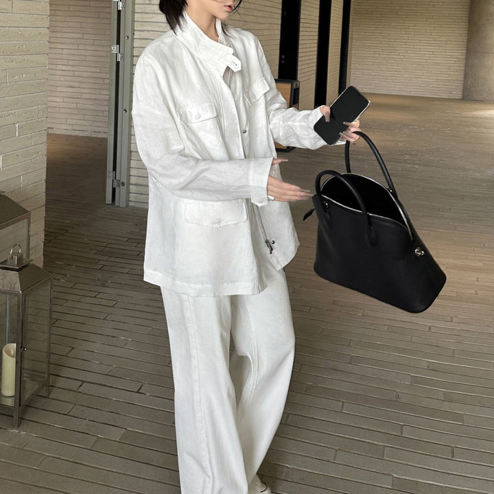 Women Casual Transitional Jacket with Practical Pockets