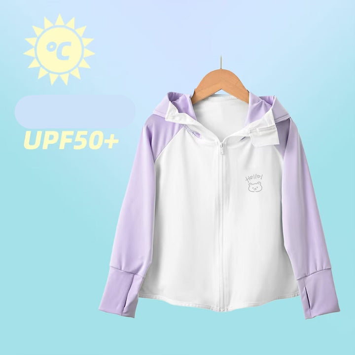 Ladies breathable UV protection jacket with hood