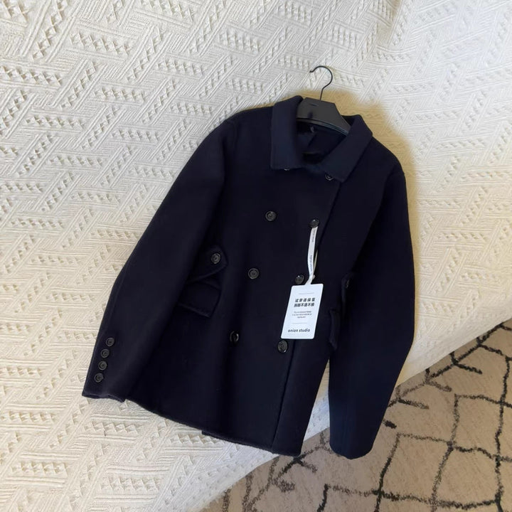 Women Elegant Double-breasted Jacket