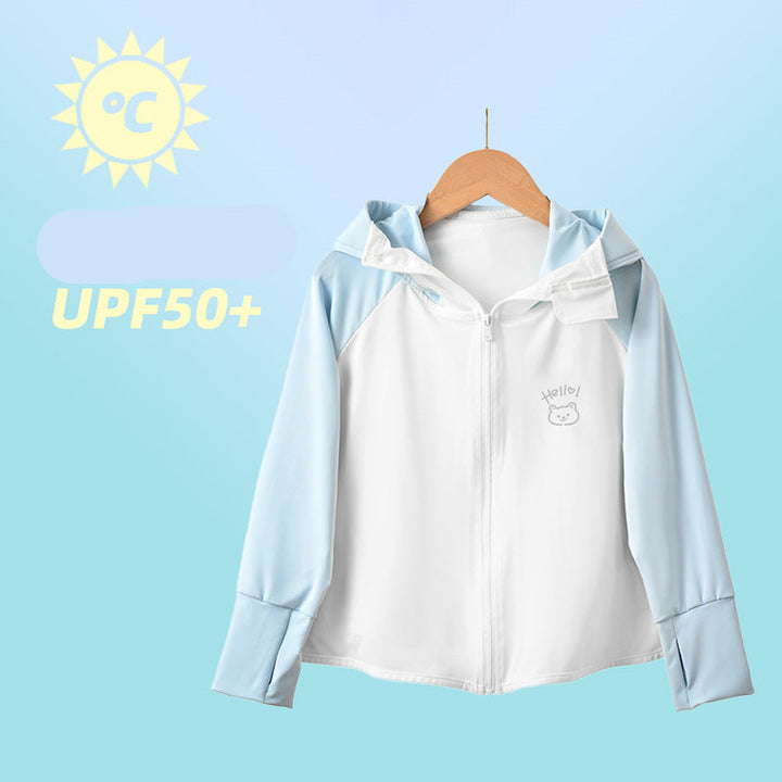 Ladies breathable UV protection jacket with hood