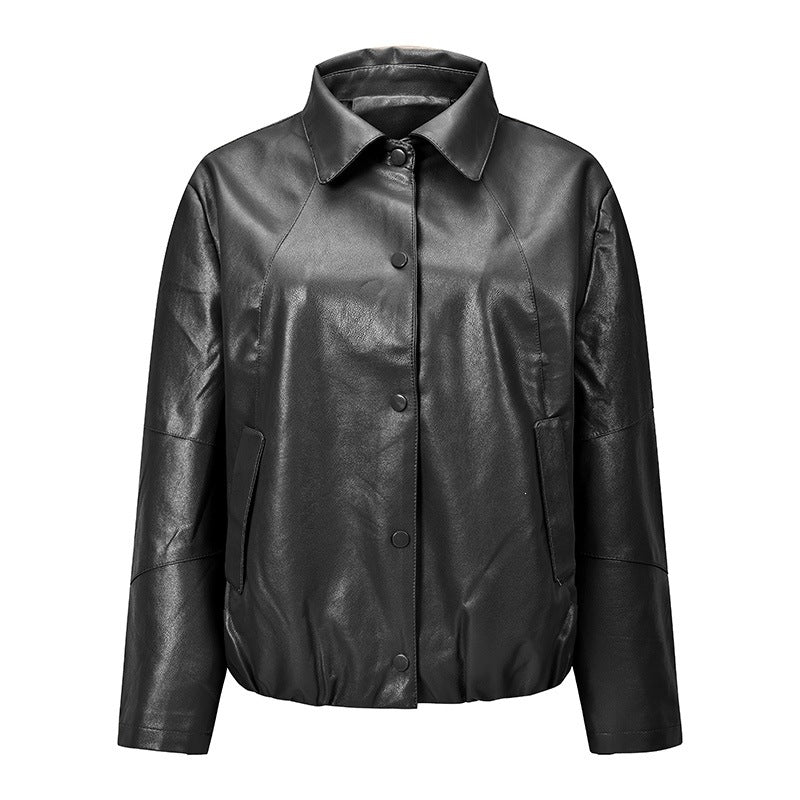 Jacket with Faux leather Women&