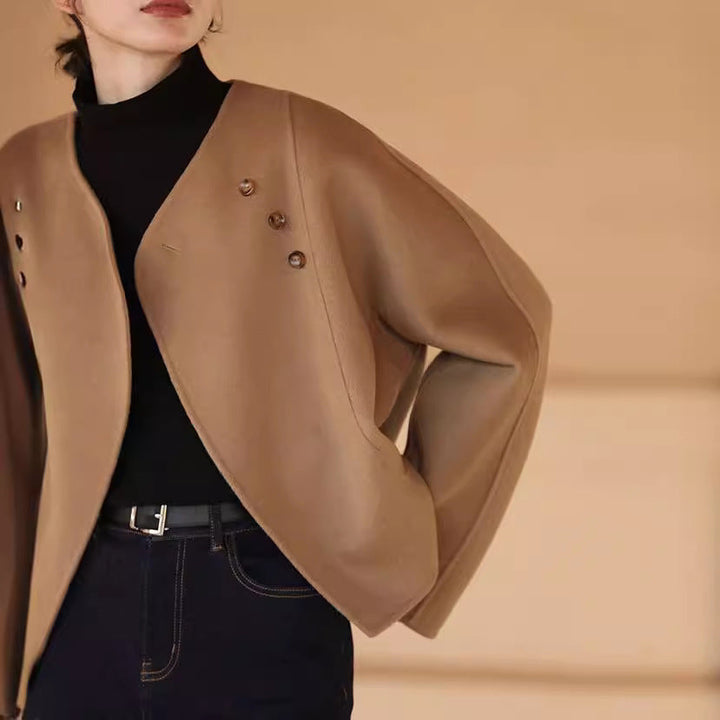 Ladies Elegant and cosy jacket with asymmetrical cut Drune