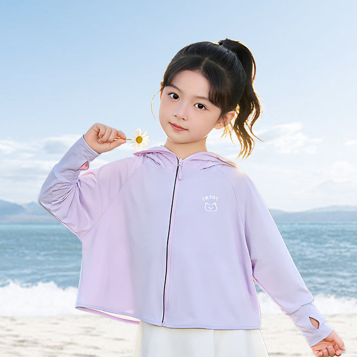 Jacket kids with protection UV breathable lightweight