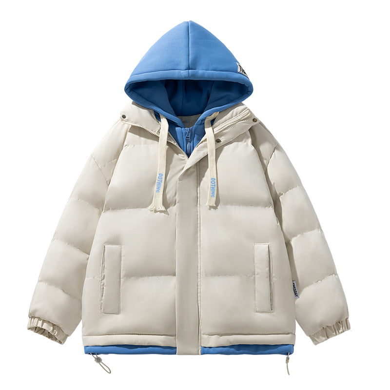 Jacket down unisex water-resistant lightweight quilted
