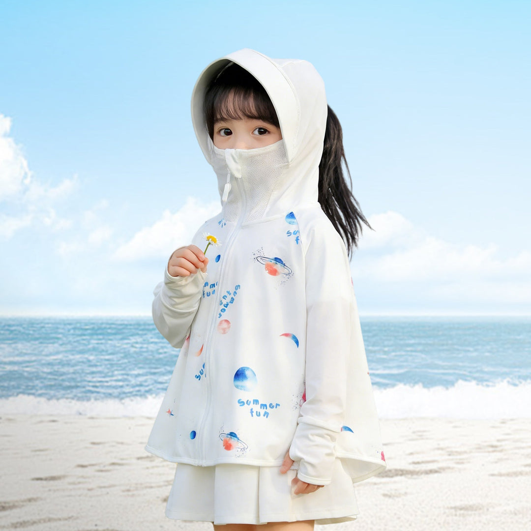 Jacket kids with protection UV breathable lightweight