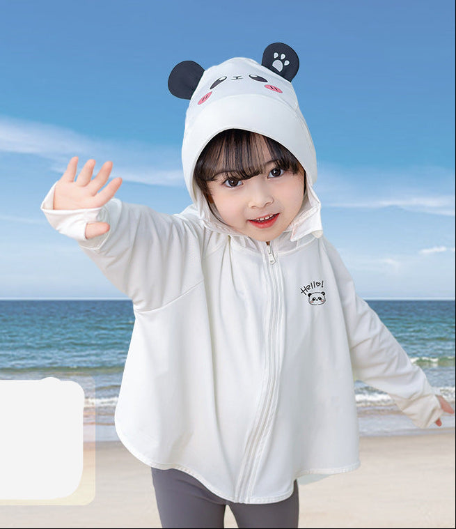 Jacket kids with protection UV breathable lightweight