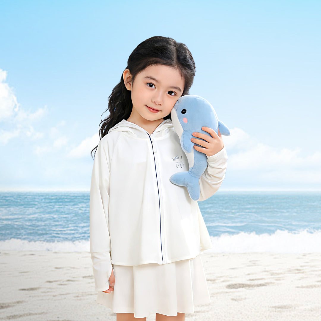 Jacket kids with protection UV breathable lightweight