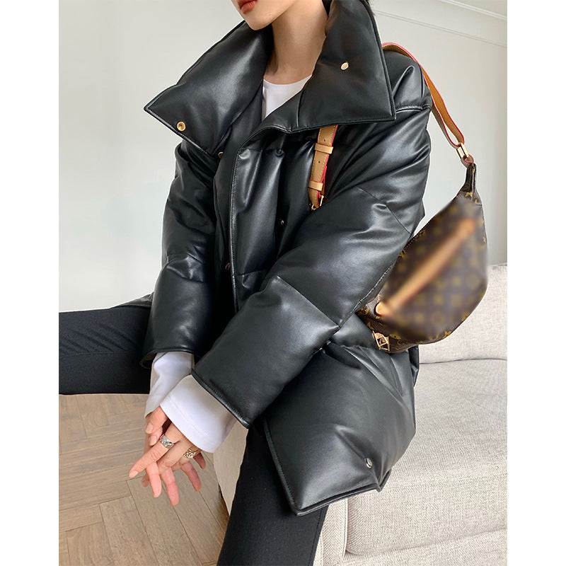 Ladies Fashion Oversized Down Jacket