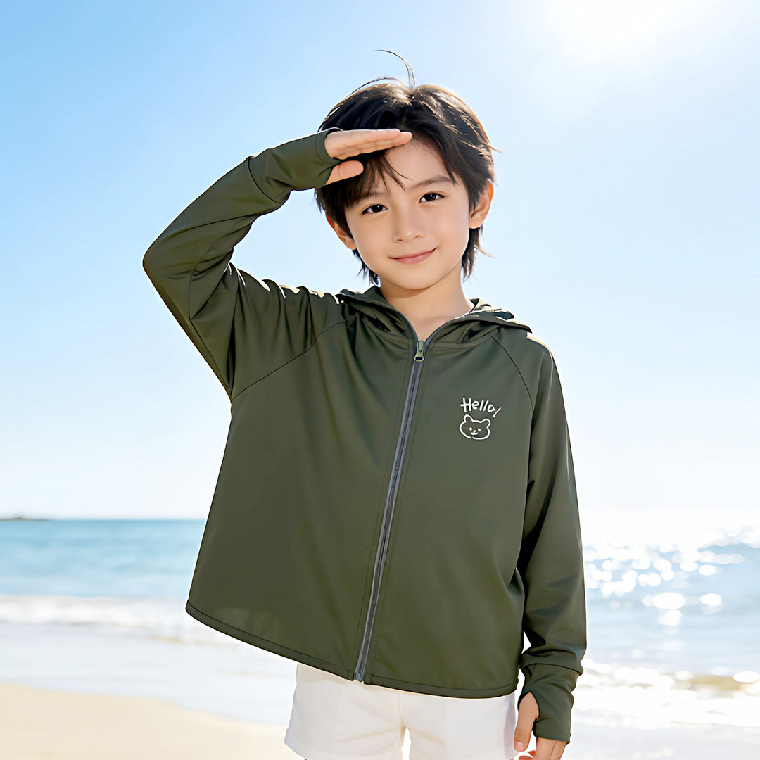 Jacket kids with protection UV breathable lightweight