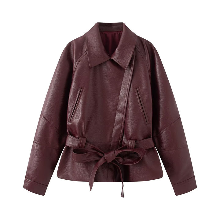 Jacket with Faux leather Women&
