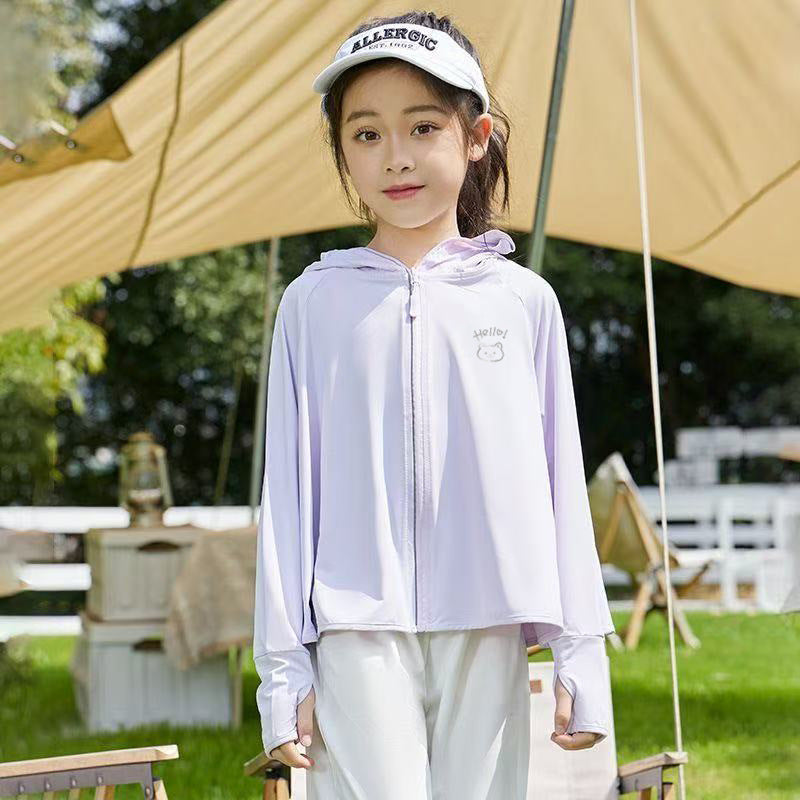 Jacket kids with protection UV breathable lightweight