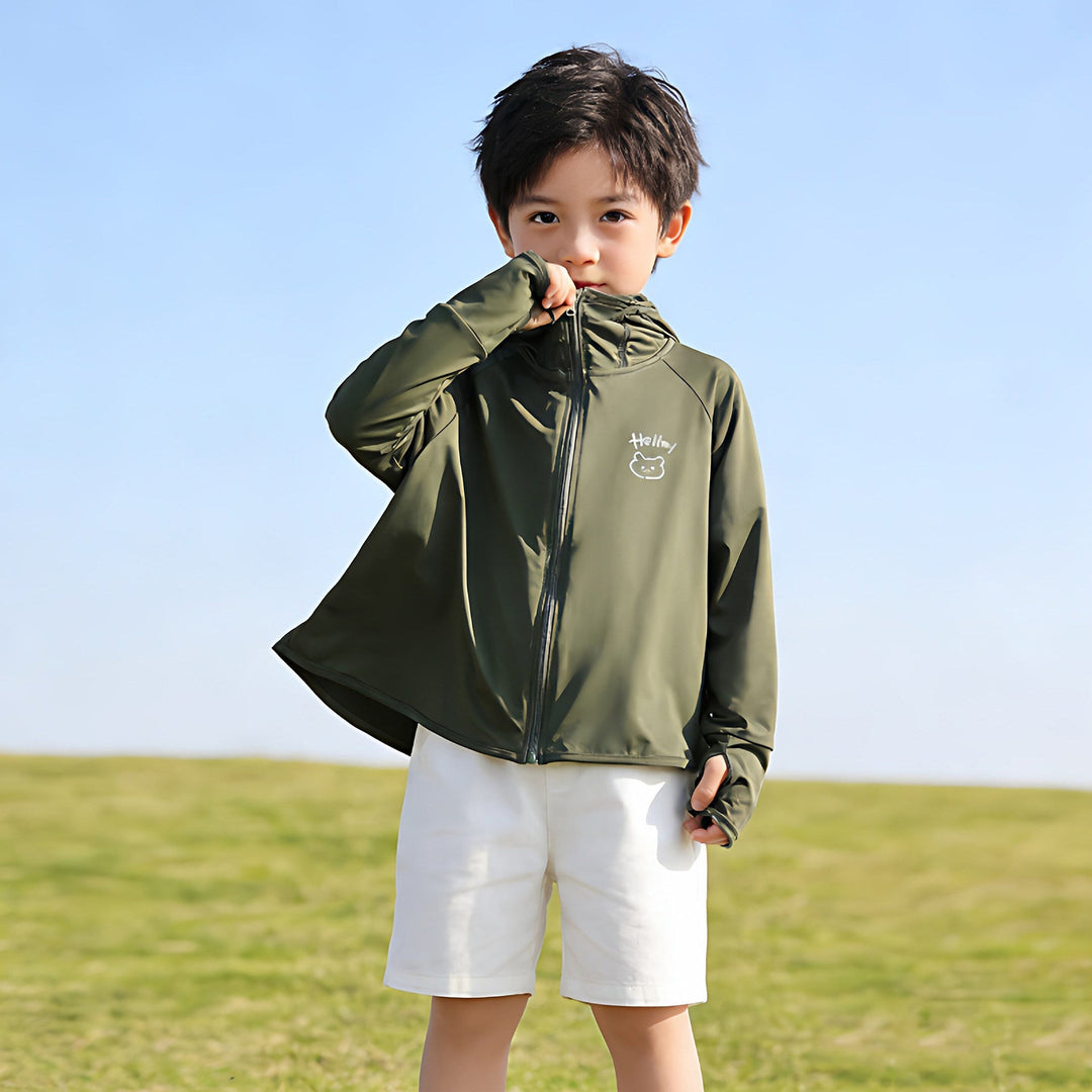 Jacket unisex with protection UV breathable lightweight