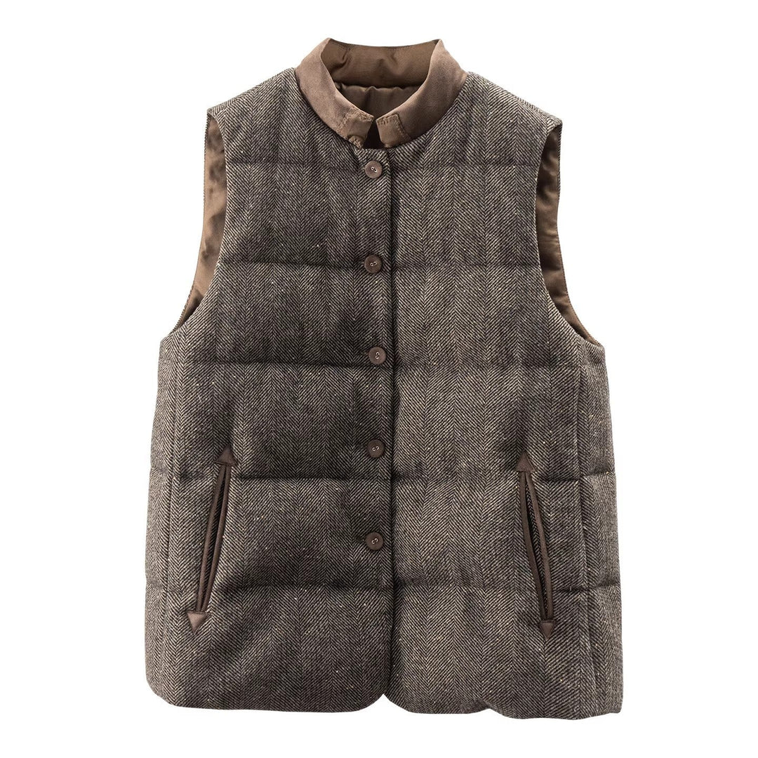 Women Fashionable Padded Vest