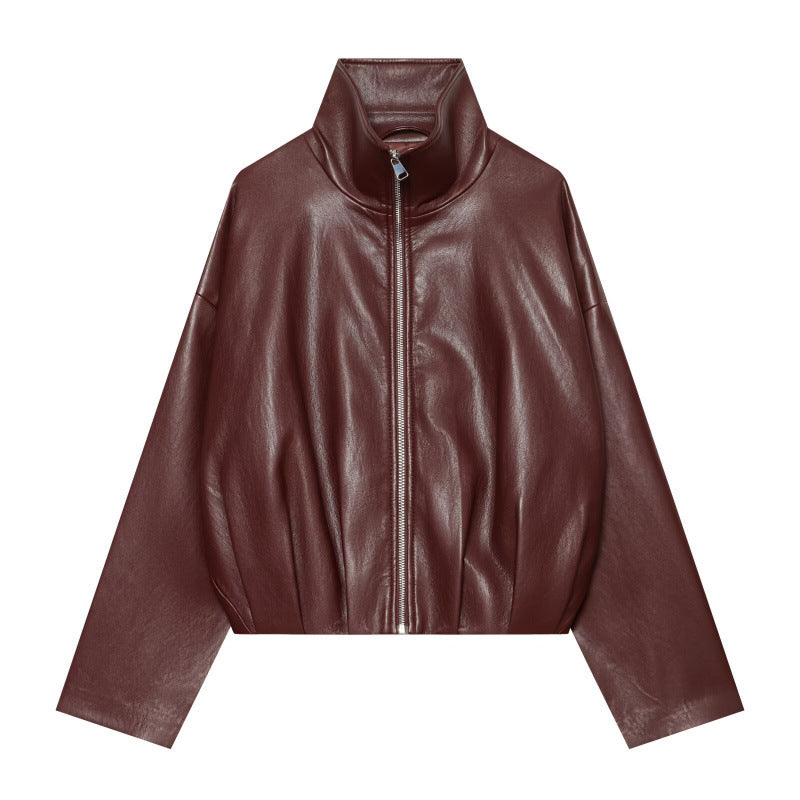 Jacket with Faux leather Women&