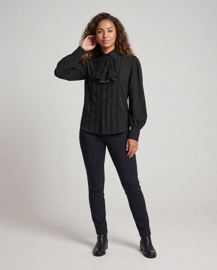 Women’s Elegant Waistcoat with Floral Design and Asymmetric Hem
